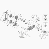 Shimano Rd-M9000 Cable Fixing Bolt And Plate M6 X 9.2 Mm Spares & Accessories